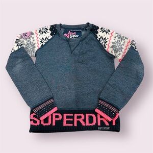 Superdry Fairisle Knit Sweater Top
